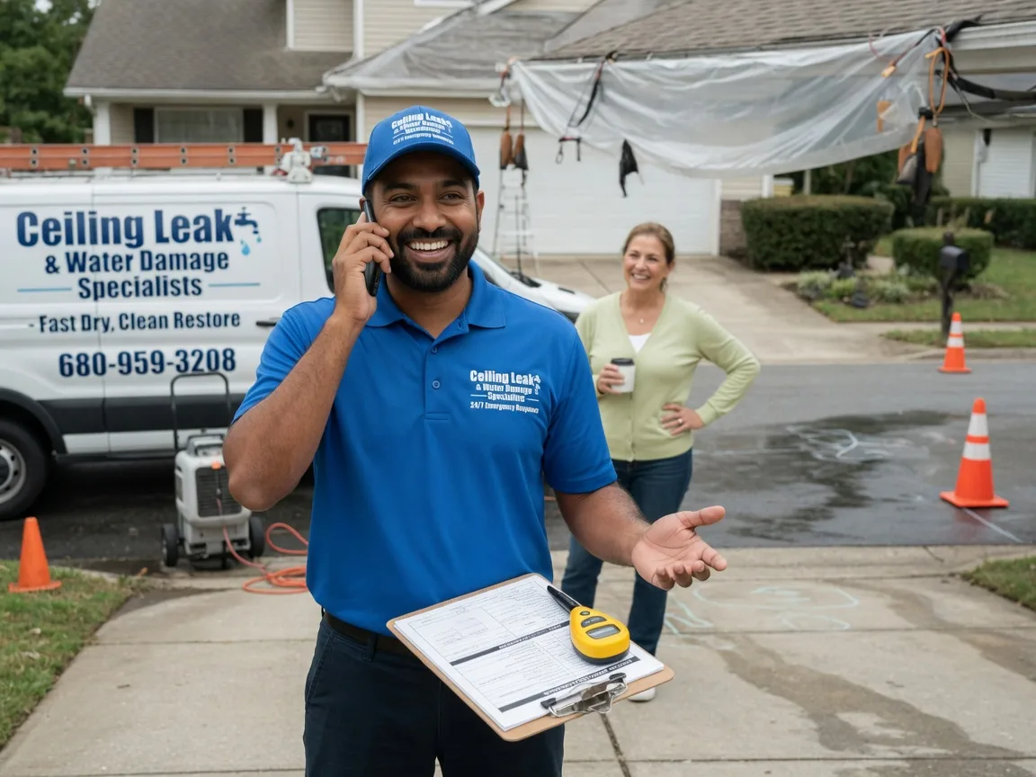 Ceiling Leak Cleanup Sumner, NE FAQs